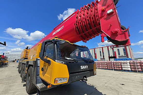 Вездеходный кран PALFINGER SANY SAC2500T7